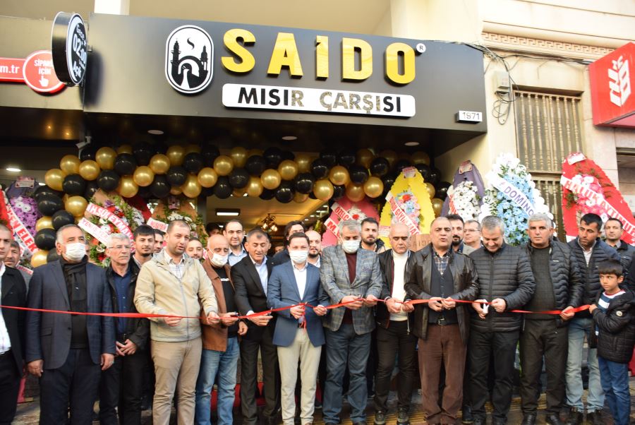 Nusaybin’de SAİDO Mısır Çarşının açılışı yapıldı