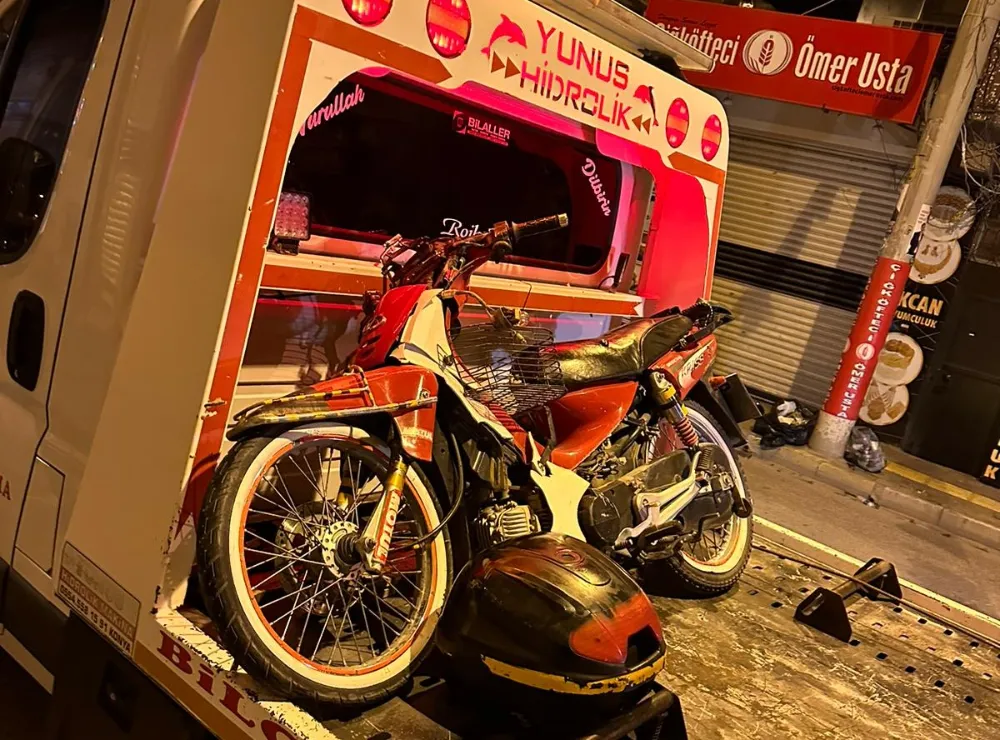 Nusaybin’de motosiklet kazası: 2 yaralı